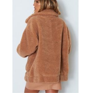 white fox boutique teddy jacket